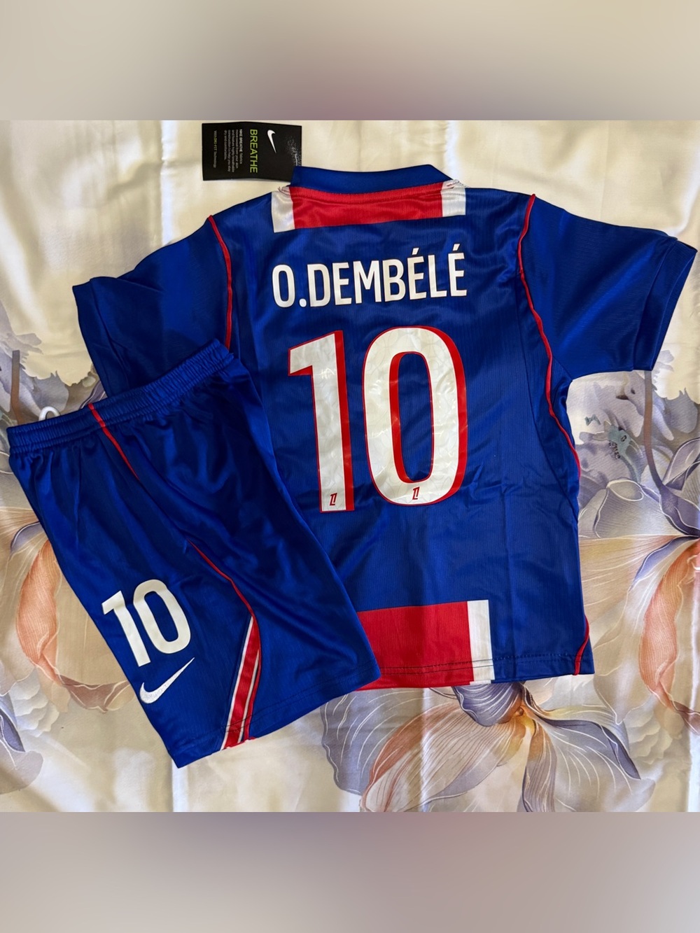 PSG 2026/27 Home kids soccer jersey set #O.Dembele 10 #Slim fit # NWT